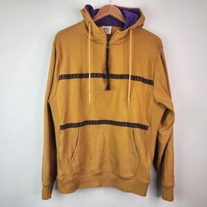Bodega Hidden in Plain Sight Quarter Zip Hoodie Sweatshirt Large